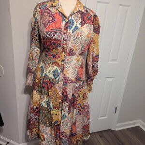 Patchwork print dress (from Shein)‎ brand new never worn